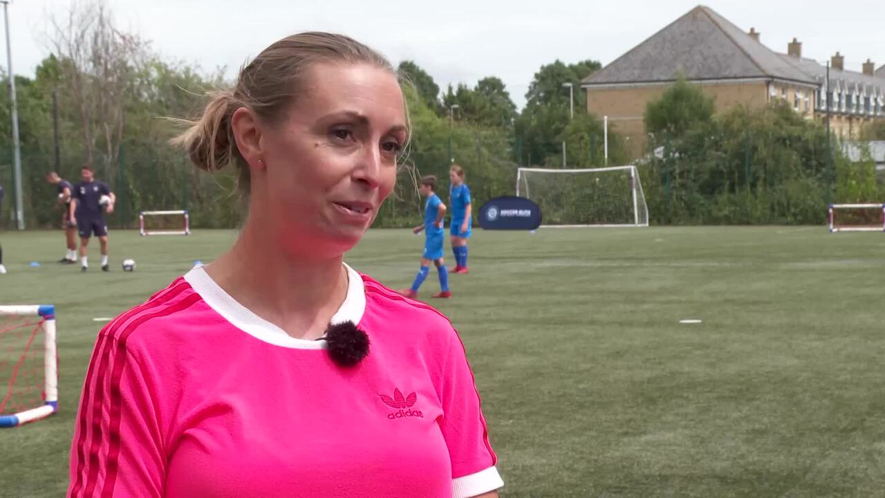 Maidstone girl catches Alessia Russo's England Lionesses shirt