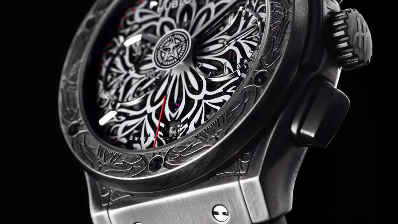 Hands-On: Limited-Edition Hublot Classic Fusion Aerofusion Chronograph All  Black Shepard Fairey Watch
