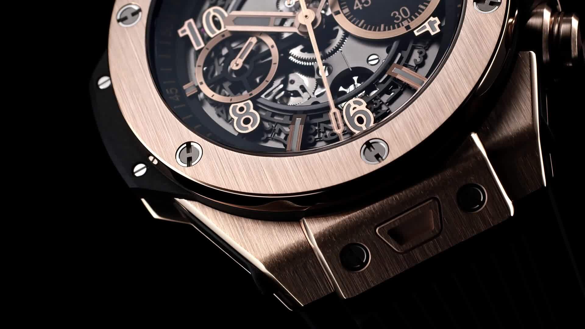Golden Hublot Automatic Watch, Model Name/Number: 20080