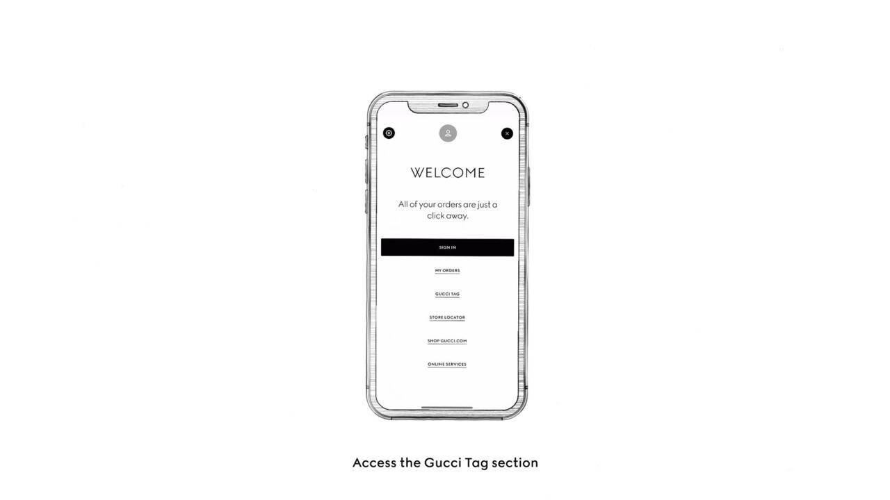 Gucci Tag - Product Authentication Check