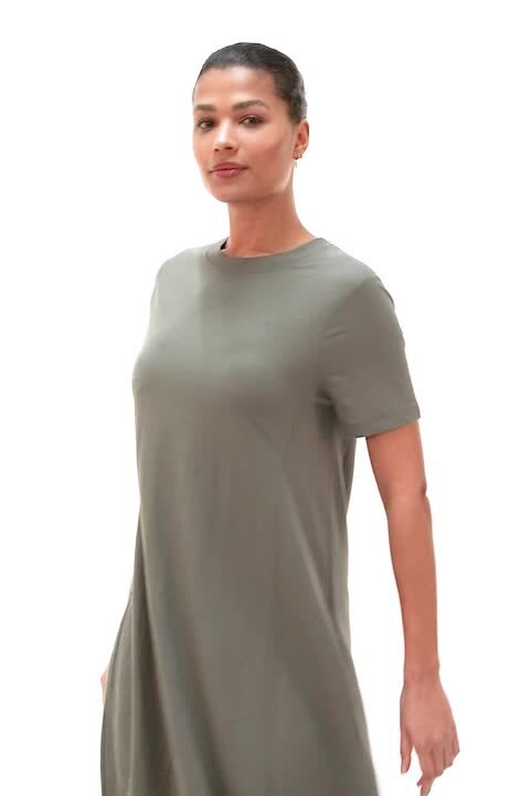 strapless open back dress Buy Women Olive LOVE Print Oversized T-Shirt Dress Online at Best Price