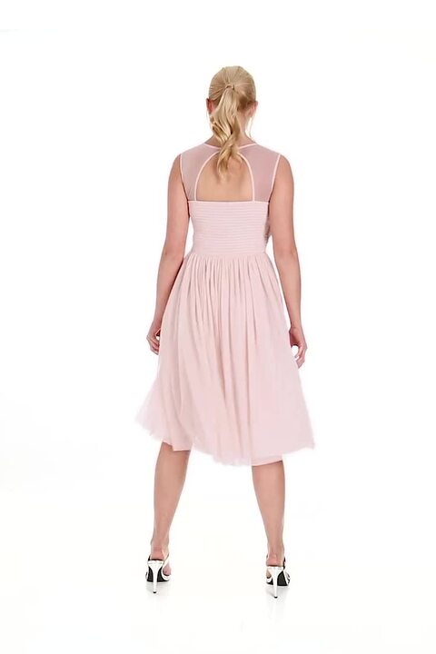 【新品未着用】Paddington Long Dress mauve beige lazuli--loose-and-reversible-