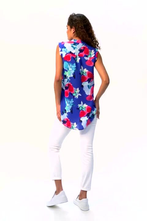 Buy Roman Blue/White Floral Camisole Top from the Next UK online shop