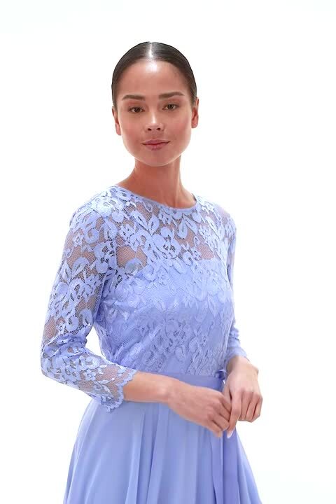 sachin and babi light blue dress Light Blue Dropped Waist Dress