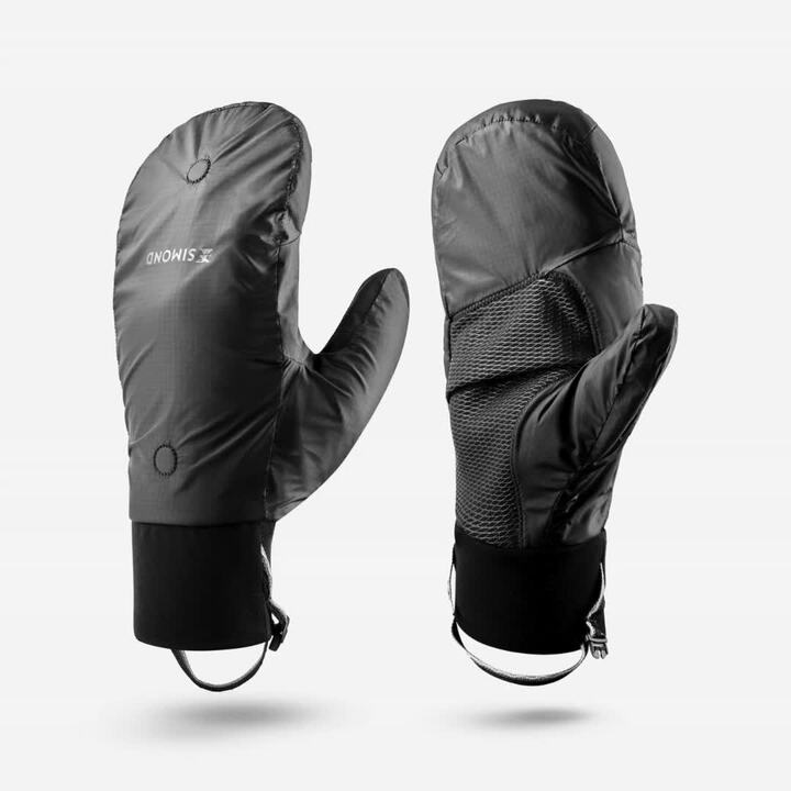 Warm Mittens/Fingerless Gloves MT900 - Black - Video 2