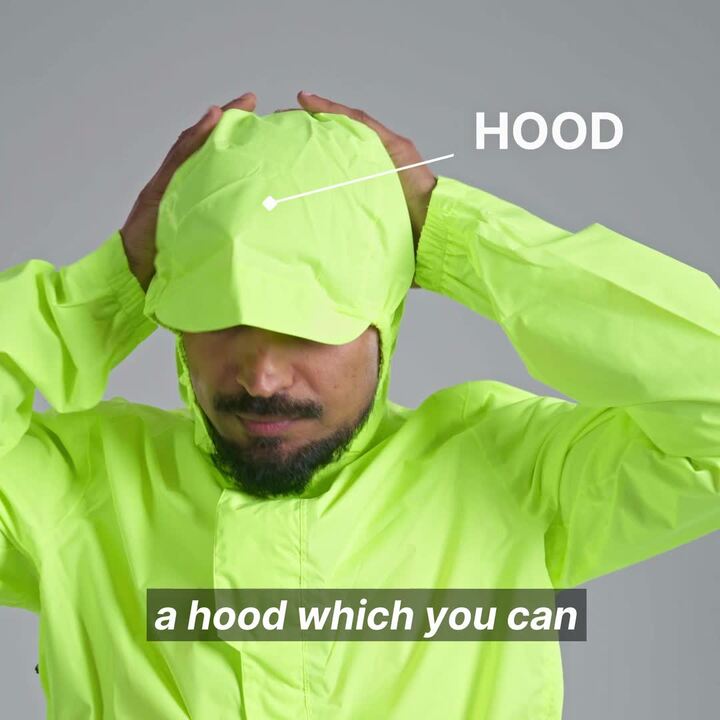 Rain Jacket with Hood - Video 2