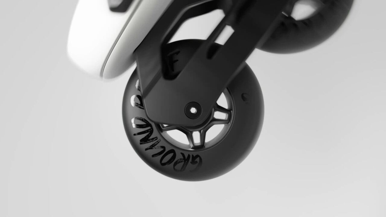 Inline skating 3 wheels FREESKATE Hardboot adult MF S 900 - Video 2