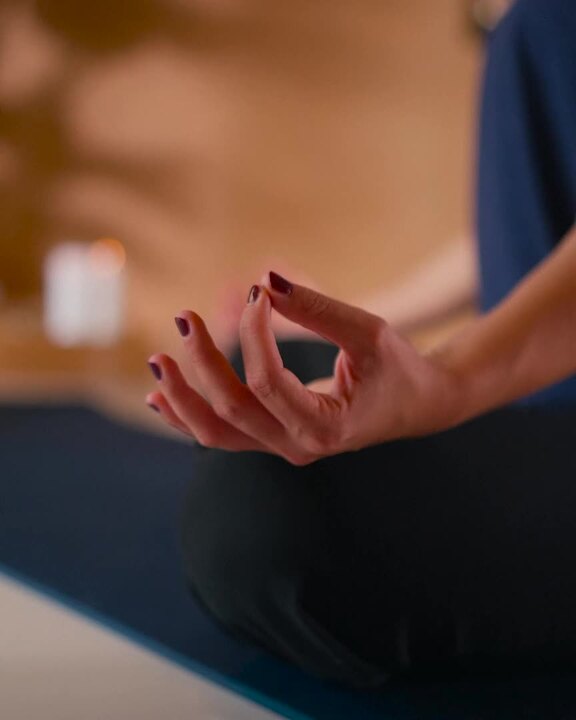 Women Yoga Pants, Stretchable, High-Waisted, Adjustable Fit, 500 - Ultra Black - Video 2