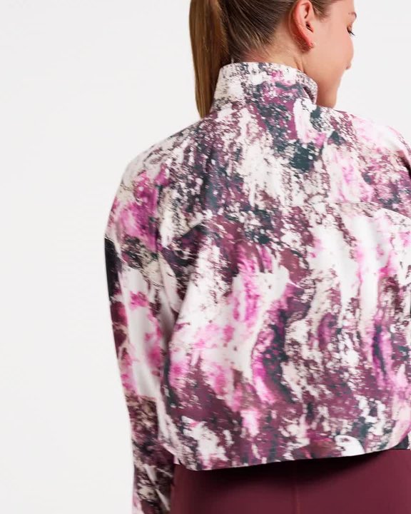 Women's Breathable Sports Jacket - Multicolour - Video 2