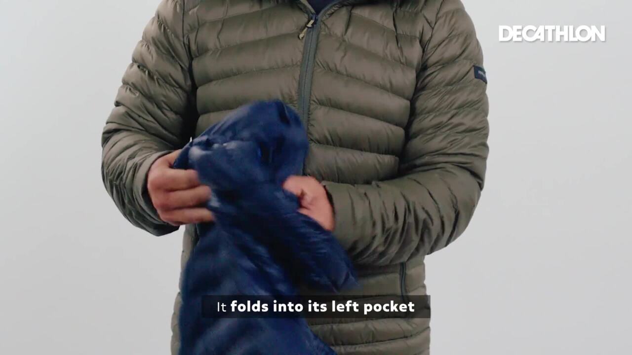 Forclaz Men's MT100 Hooded Down Puffer Jacket