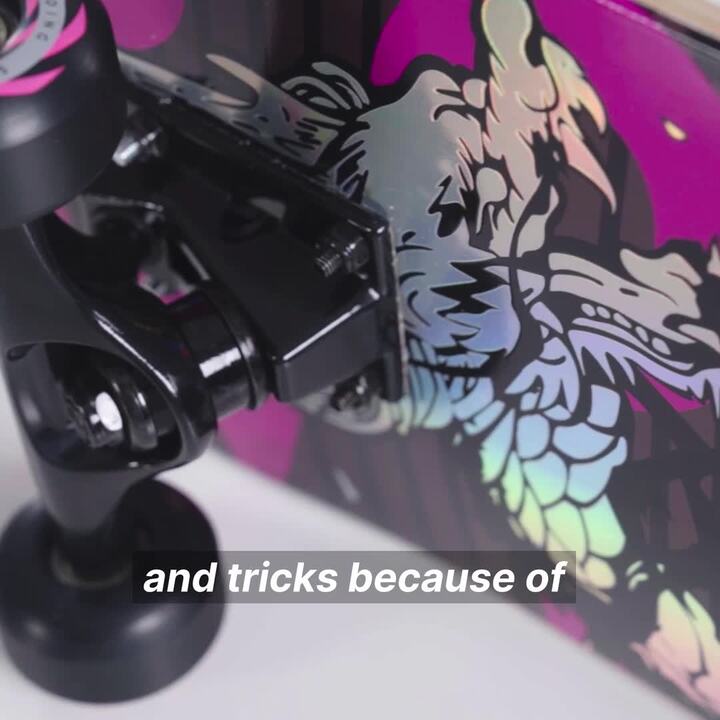 Kids & Adult Skateboard 7.75 Inch CP100 - Dragon - Video 2