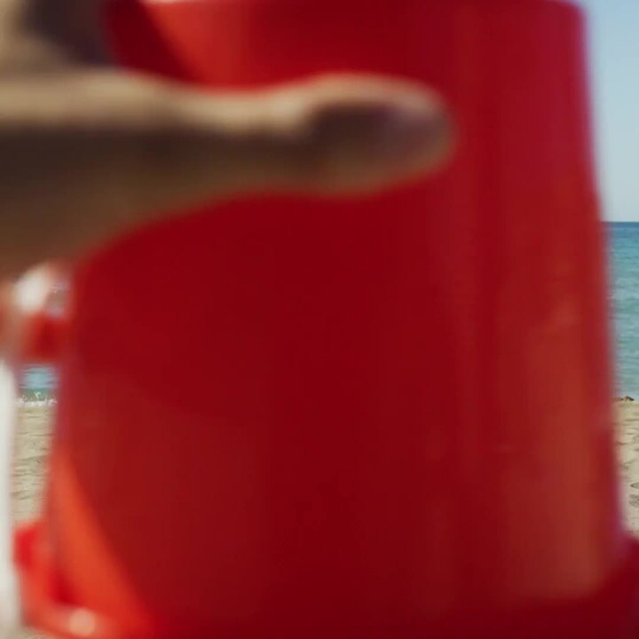 Kid’s boardshorts, 100 Fun turquoise - Video 2