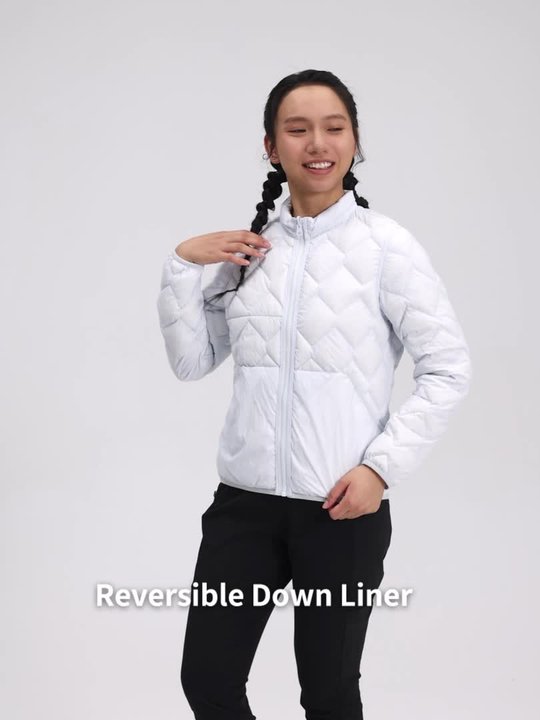 Women Waterproof Warm Modular 3-in-1 Jacket -10°C - Video 2