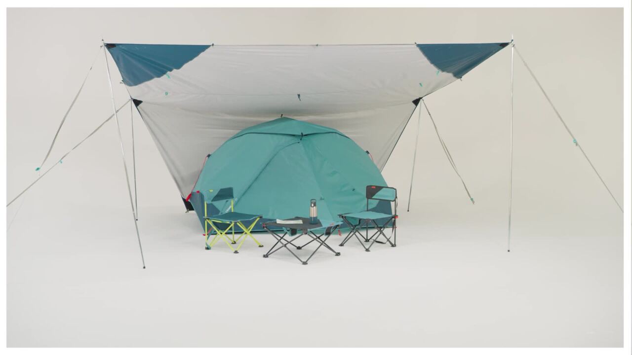 Quechua ケシュア キャンプ 多機能 タープ ヘキサタープ Uvカット Fresh Xl サイズ デカトロン日本公式オンラインストア