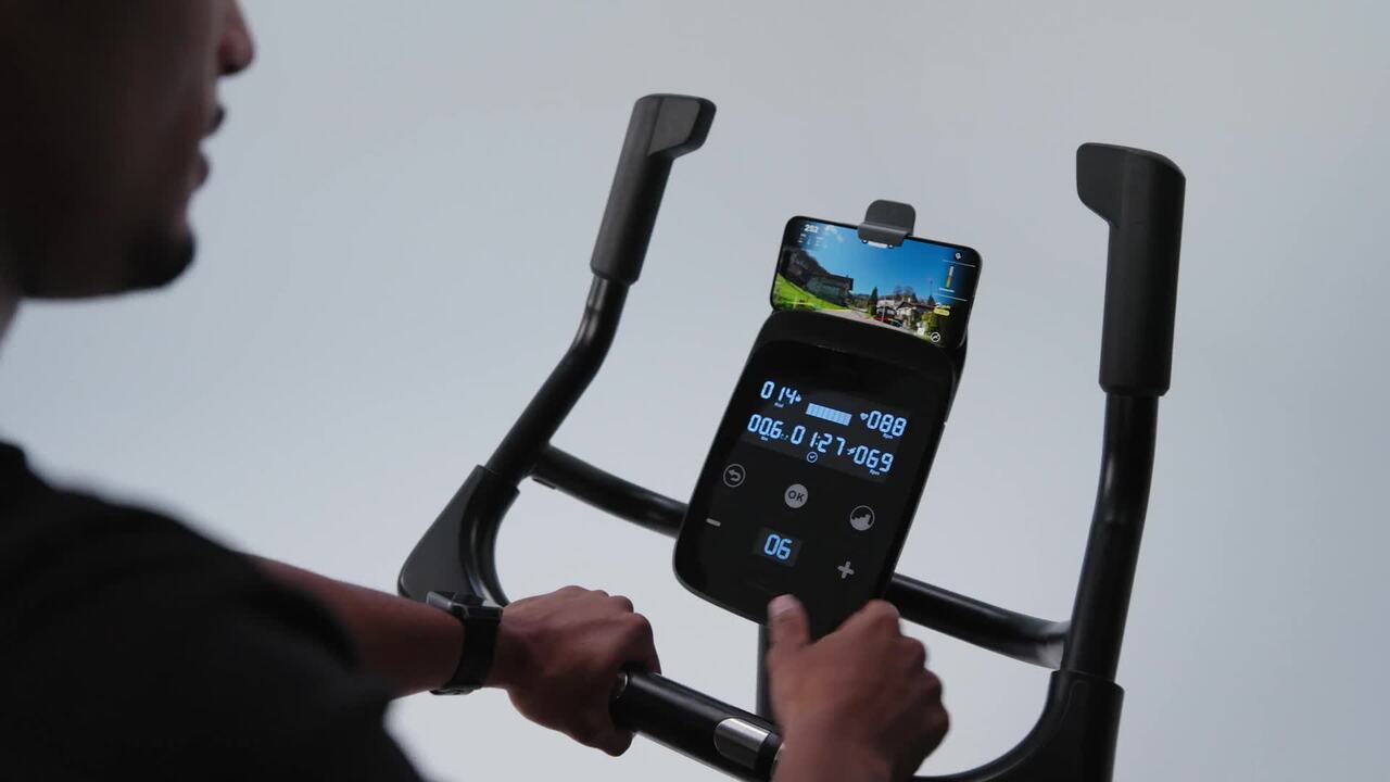 Self-Powered Connected Exercise Bike EB900 B, with Decathlon Warranty - Video 2