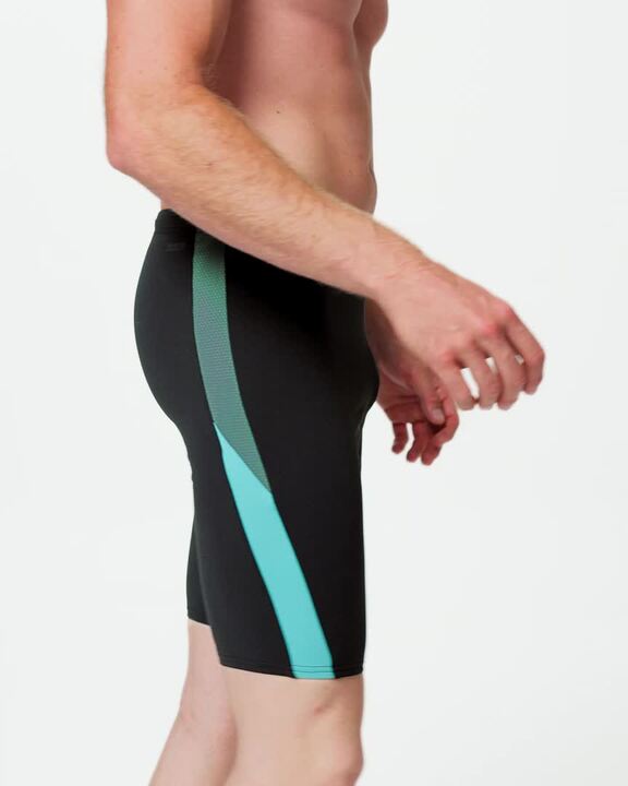 Men’s swimming jammer, Yoko turquoise - Video 2