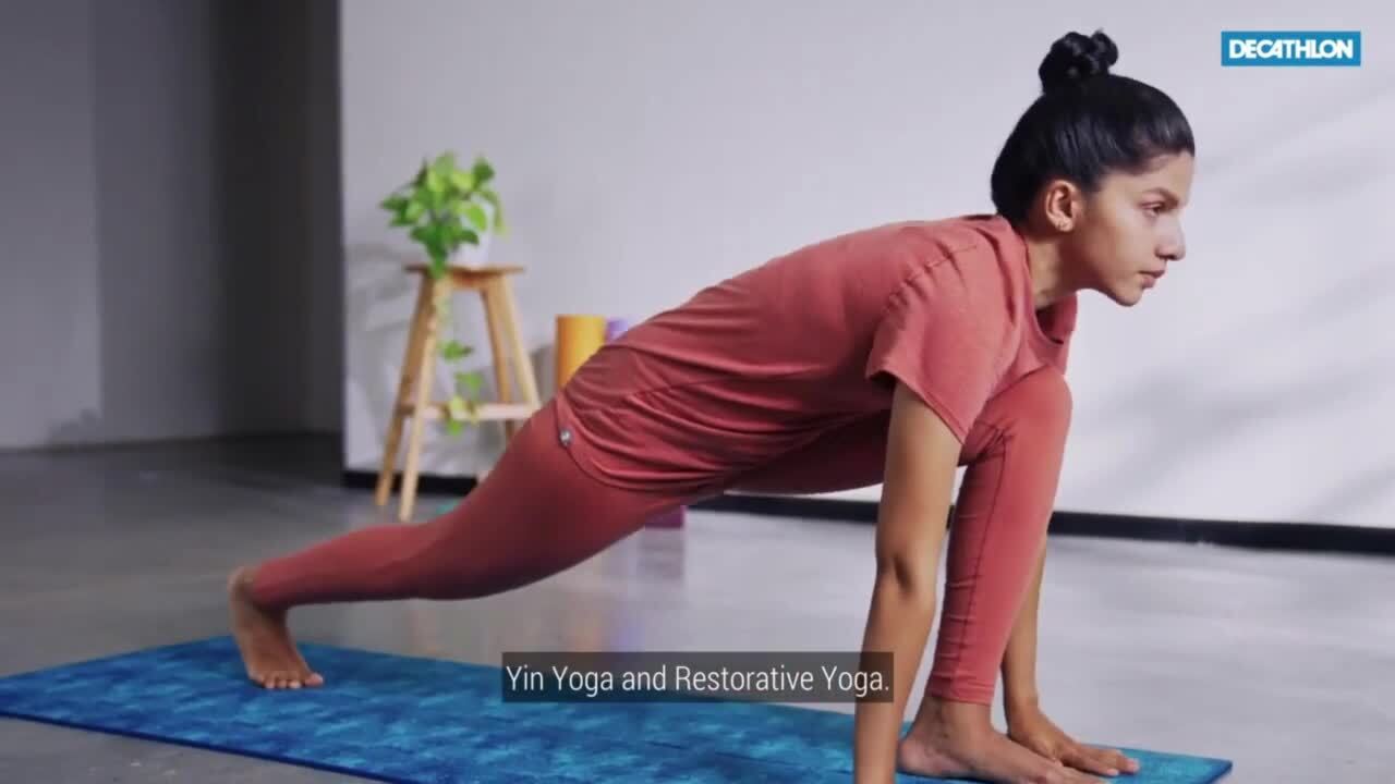 Yoga Crop Top Premium - Black - Decathlon