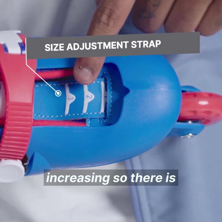 Kids Skating Shoes Inline Play 3 Pink - Video 2