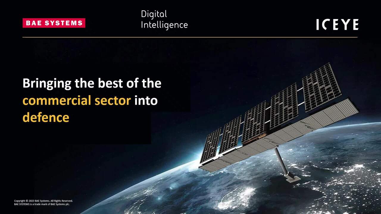 Azalea: Real-time intelligence from space | DSEI 2023 Day 3 | Hub Stage Talk