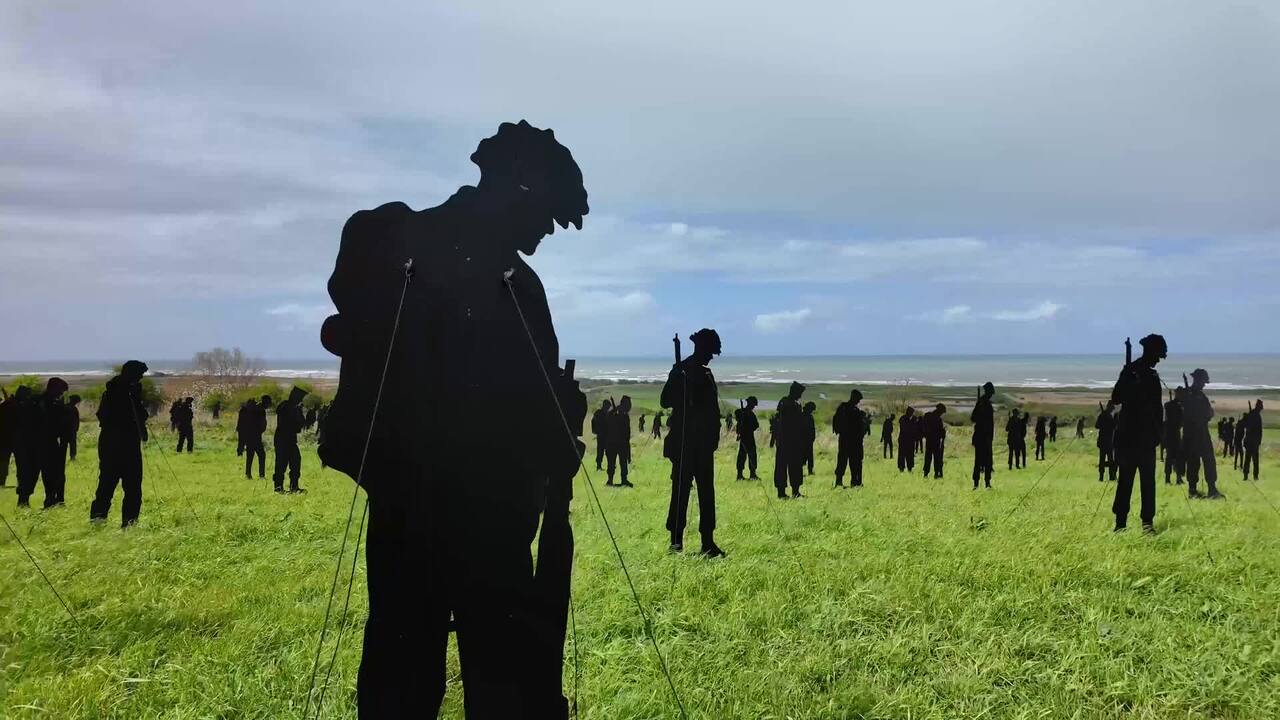 Honouring the fallen at the British Normandy Memorial