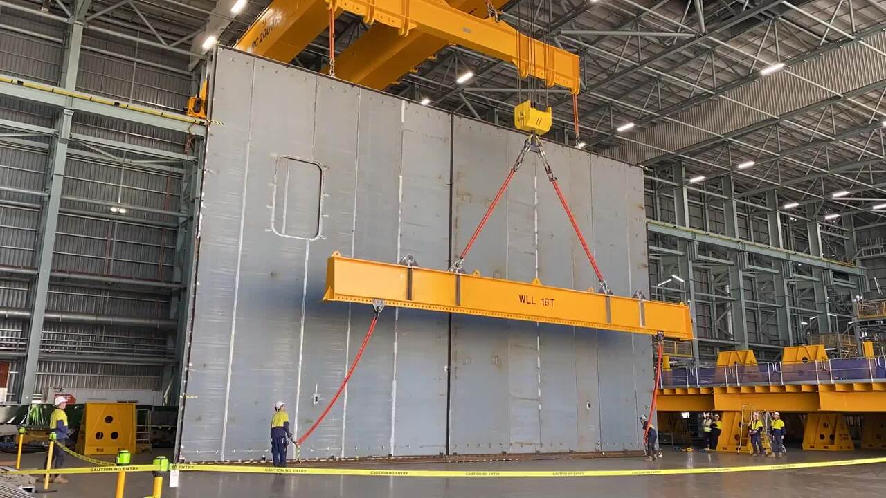 Block 11 lift - Hunter Class Frigate Program