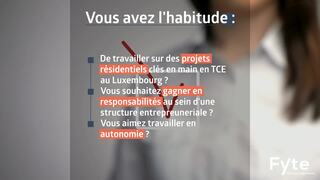 Project Manager Résidentiel (H/F)