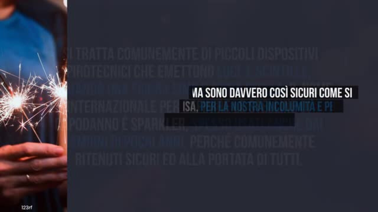 Le stelline scintillanti di Capodanno sono sicure per i bambini?