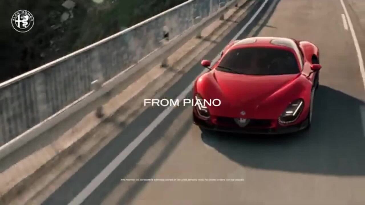 Alfa Romeo svela il rombo della nuova 33 Stradale