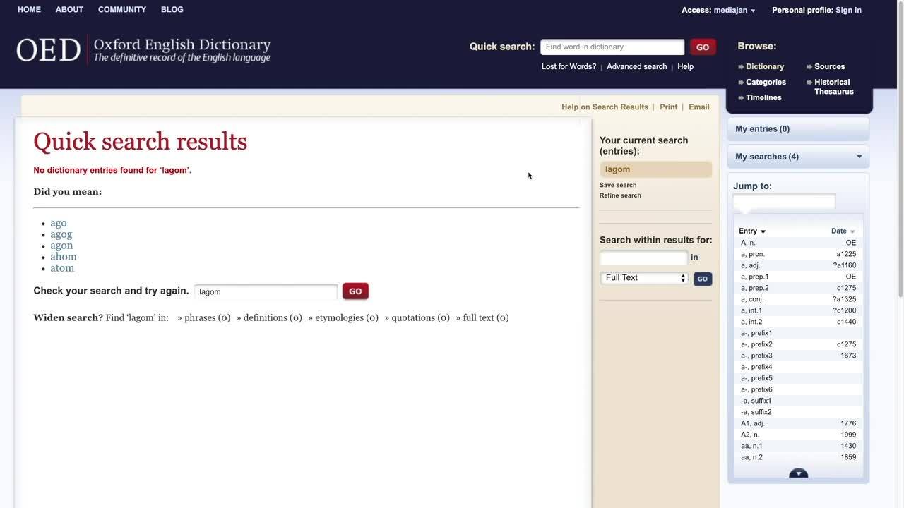 Video Guides Oxford English Dictionary