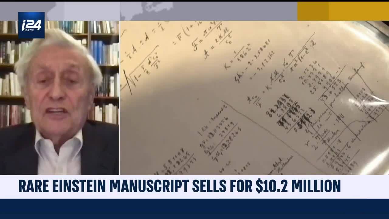 Einstein's Rare Handwritten Notes Sell For $13 Million At Auction