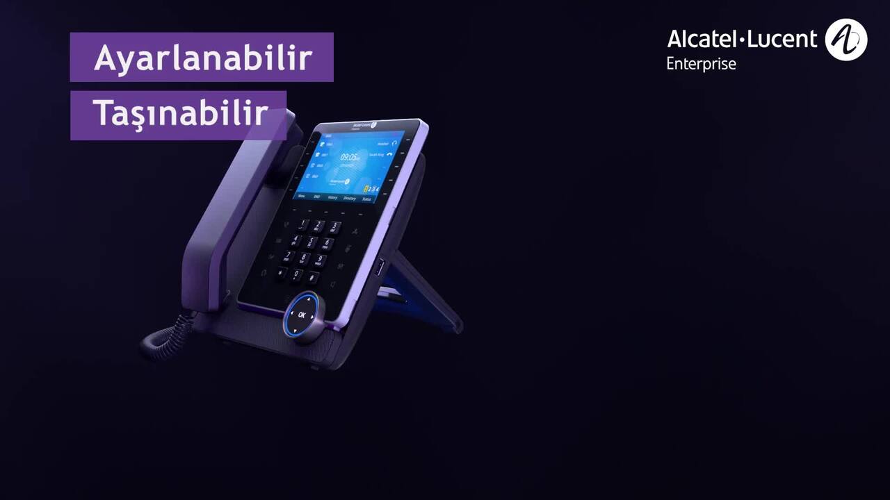 Alcatel ALE M8 Üst Seviye Masa Telefonu | İş Telefonu