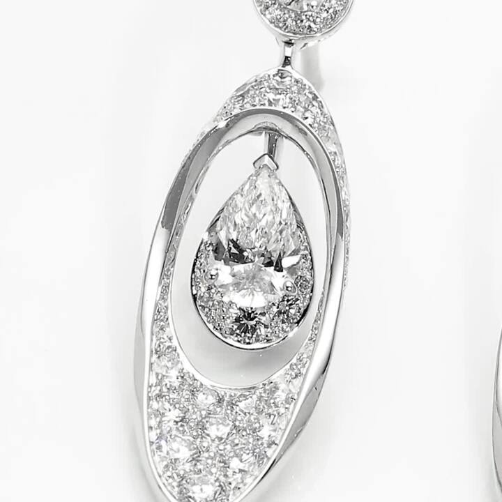 Graff Gateway Pear Shape Diamond Earrings