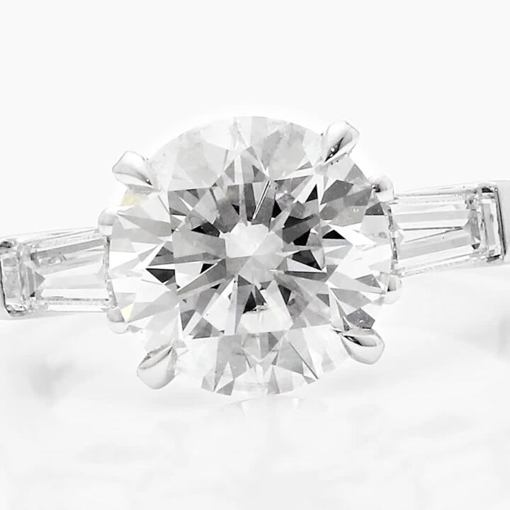 Promise Round Diamond Engagement Ring