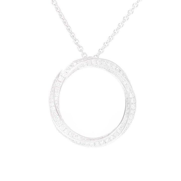 Medium Spiral Pavé Diamond Pendant