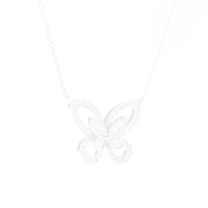 Mini pendentif en diamants Butterfly Silhouette