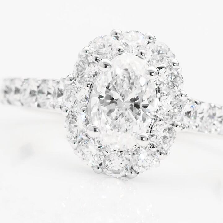 Icon Oval Diamond Engagement Ring