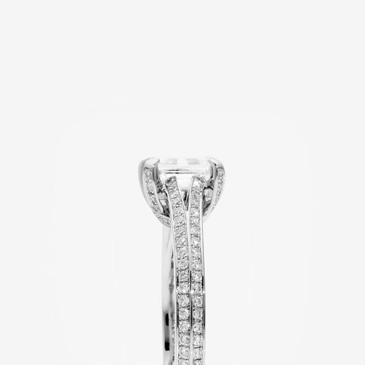 Legacy Emerald Cut Diamond Engagement Ring