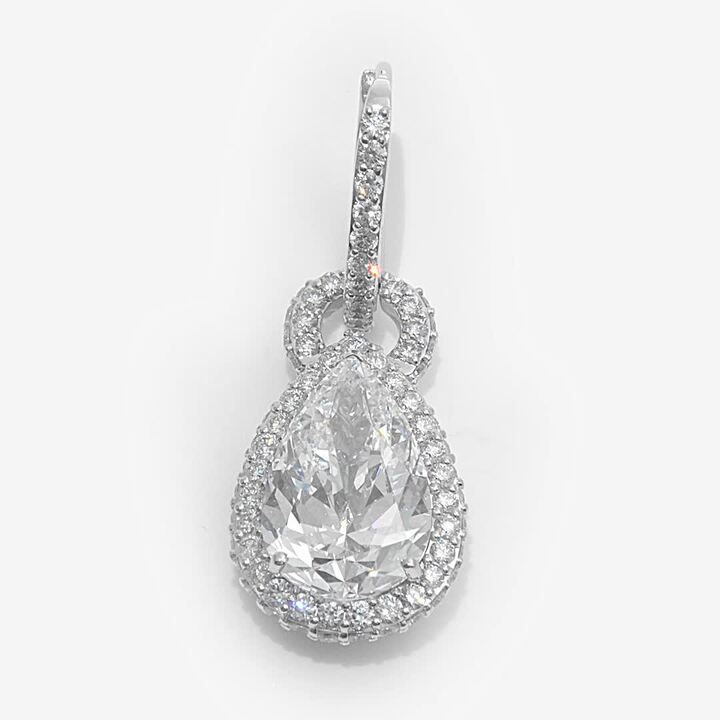 Icon 8 Pear Shape Diamond Earrings, - Graff