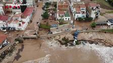 Impactantes imágenes aéreas de los efectos de la DANA en el sur de Cataluña