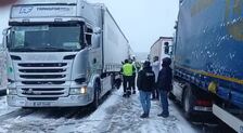 La nieve causa dos accidentes sin heridos en la N-122 en Calatañazor (Soria)