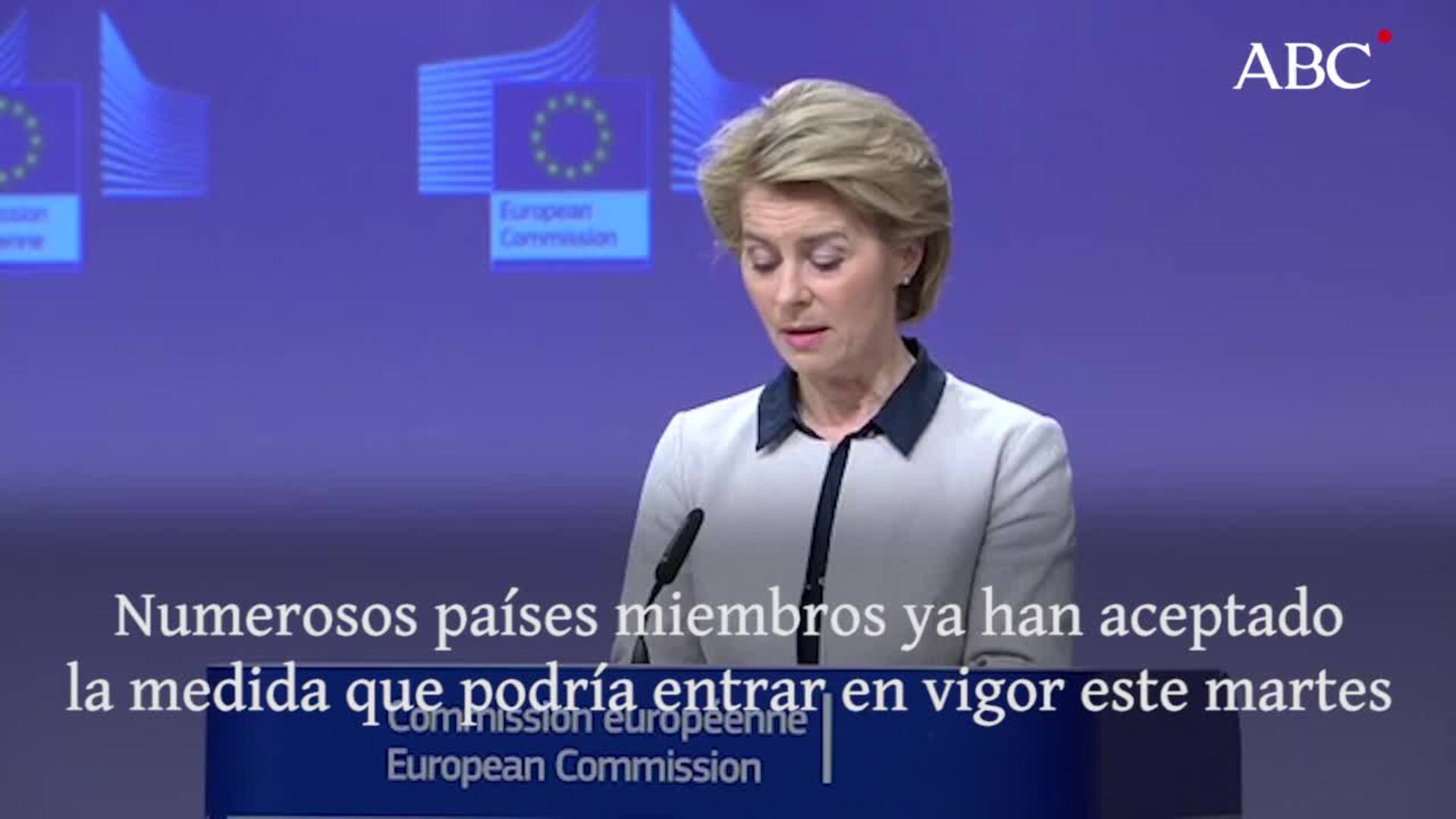 La Unión Europea propone un cerrar un mes las fronteras exteriores para luchar contra el coronavirus