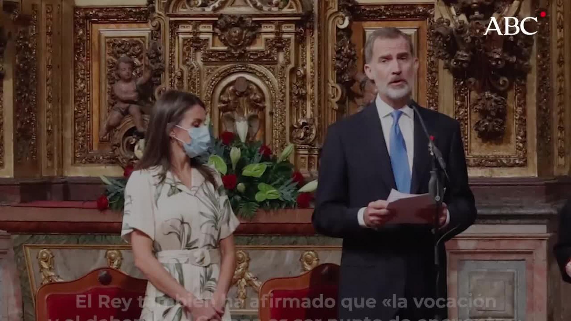 Los Reyes en la ofrenda al Apóstol Santiago