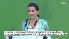 La Fiscalía de Madrid se querella contra Rocío Monasterio por falsedad documental