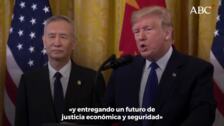 Trump y China firman el acuerdo que pone fin a la guerra comercial