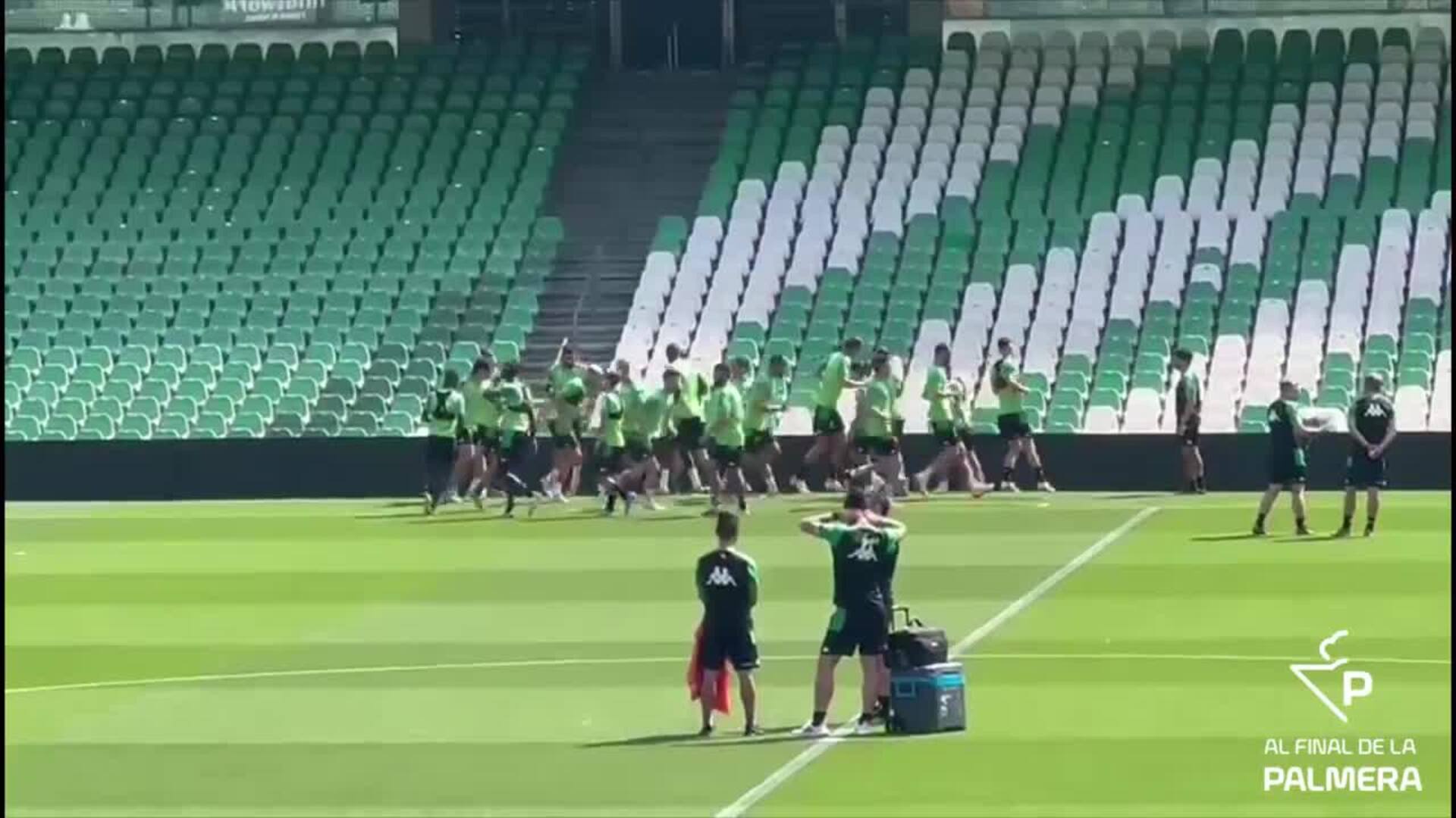 El Betis ultima su preparación para el choque ante el Granada