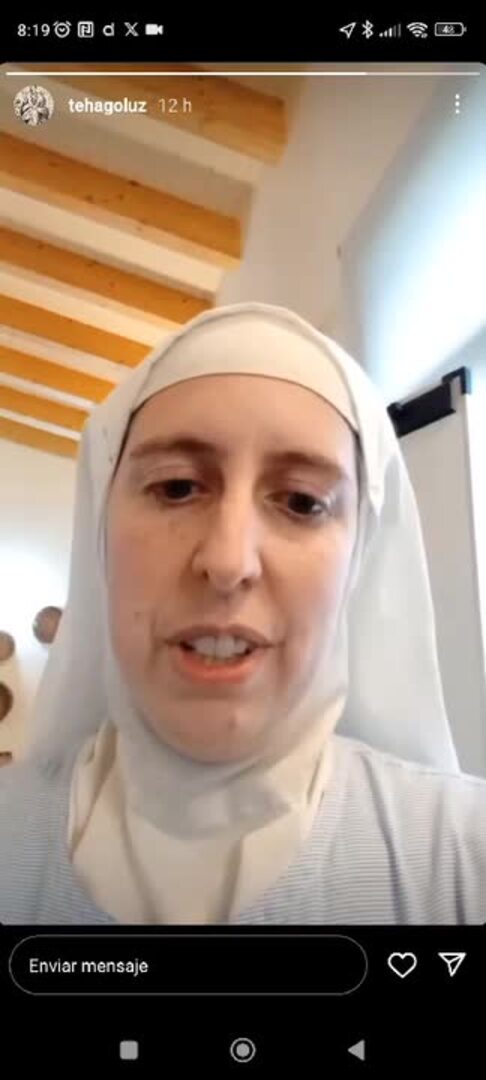 Fotografía publicada por las monjas en su perfil de Instagram