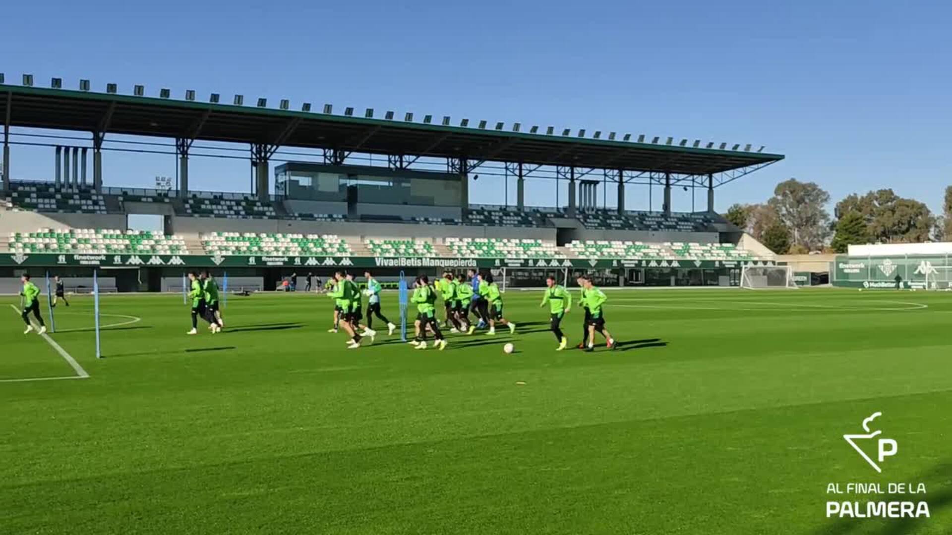 El Betis ultima los preparativos de su partido de este domingo ante el Levante