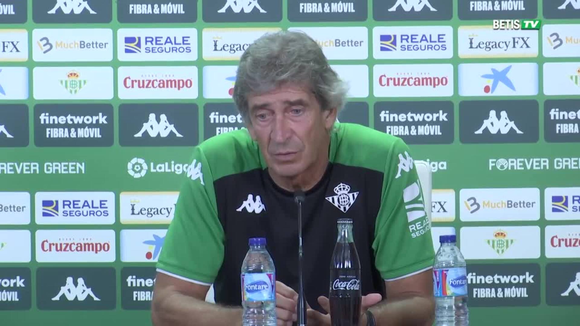 Pellegrini: &quot;La plantilla está justa para tres competencias&quot;