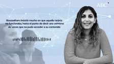 Bousselham dijo hasta 20 veces ante el juez que la tarjeta que le dio Pablo Iglesias no funcionaba