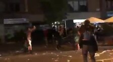 Disturbios en Barcelona: coches quemados, cócteles molotov y uso de ácido contra la policía